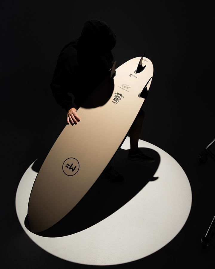 Mick Fanning Softboards Even Flow model with FCS II fins